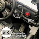 Ver imagem 5 de Carro Utv Jipe Buggy Elétrico 12V Infantil Som Bluetooth Usb Luzes Controle Branco Brinqway Bw241 BW