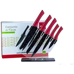 Conjunto de Facas C/ Suporte Wincy - 1 Conjunto de Facas C/ Suporte Wincy - 1