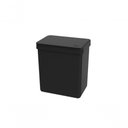 Ver imagem 1 de Lixeira Plástica 2,5 Litros, Linha Single, Marca Coza, Preto, 16,4 X 11,8 X 18,5 Cm (cxlxa) Preto