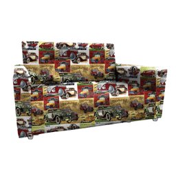 Poltrona Sofazinho Pet Caes e Gatos Porte Medio e Pequeno Bob Carros Antigos - 2