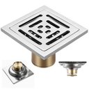 Ver imagem 1 de Ralo Abertura Banheiro Anti Insetos Inox 10x10 Anti Odor