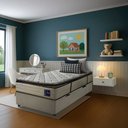 Ver imagem 2 de Cama Box Baú Solteiro Molas Ensacadas New Boston Fabrispuma