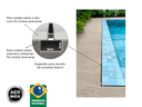 Ver imagem 6 de 10 Ralos Grelha Linear para Borda Piscina 50x12 cm em Inox
