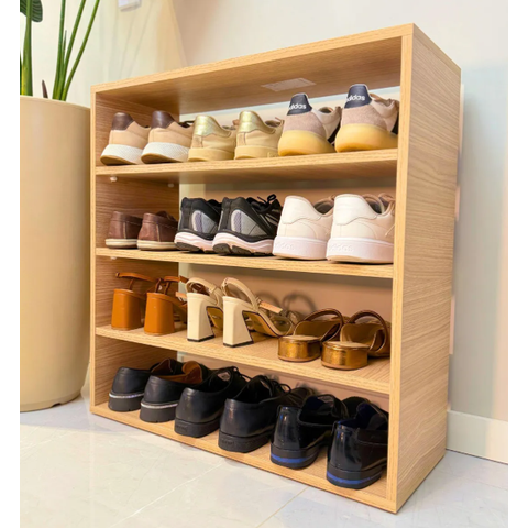 Organizador Sapateira Slim 100% MDF com Prateleiras