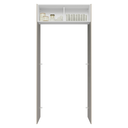 Ver imagem 5 de Porta-Geladeira 103 cm 1 Porta Basculante Crema/Branco/Crema Vik Madesa