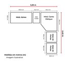 Ver imagem 4 de Guarda Roupa Modulado Casal Safira Plus 10 Portas 7 Gavetas MDF Neve