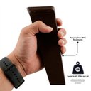 Ver imagem 2 de Kit 02 Pés Retrô 15cm em Plástico PVC com Parafusos para Móveis em Geral Marrom