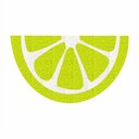 Ver imagem 1 de Tapete Divertido da Fruta Cítrica Limão Galego 70x40 Cm