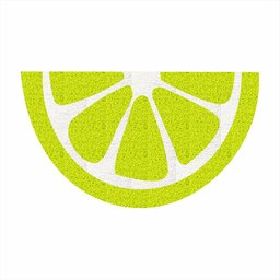 Tapete Divertido da Fruta Cítrica Limão Galego 70x40 Cm - 1