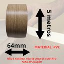 Ver imagem 3 de Fita de Borda Gengibre Bernek 64mm X 5m Moveis Acabamento Madeirado