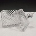 Ver imagem 5 de Potiche Decorativo de Vidro Transparente 11x8x8cm Tampa Enfeite Sala Mesa