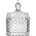 Ver imagem 6 de Potiche Decorativo de Vidro Transparente 11x8x8cm Tampa Enfeite Sala Mesa