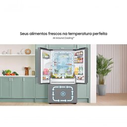 Geladeira Smart French Door Rf27 576l 3 Portas 110v Rf27cg5410sraz - 7