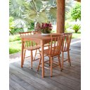 Ver imagem 3 de Jogo de Jantar Colonial Clássico Mesa Soft Mel 4 Cadeiras Mel Cozinha