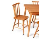 Ver imagem 7 de Jogo de Jantar Colonial Clássico Mesa Soft Mel 4 Cadeiras Mel Cozinha