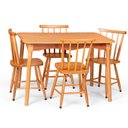 Ver imagem 4 de Jogo de Jantar Colonial Clássico Mesa Soft Mel 4 Cadeiras Mel Cozinha