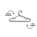 Ver imagem 2 de Kit com 25un. Cabide Infantil Pp Branco