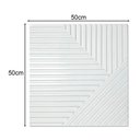 Ver imagem 2 de 10 Placas 3d de Parede Revestimento Ripado Abstrato