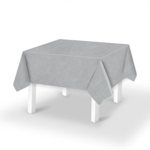 Toalha de Mesa Flanelada Retangular 138x210cm:cinza