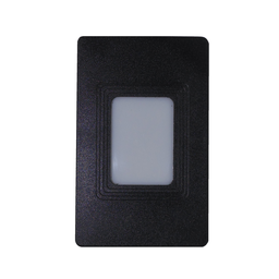Kit 6 Balizador Poptem Embutido Preto Spot Iluminador Retangular - 1