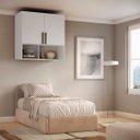 Ver imagem 1 de Módulo Aéreo para Cama de Solteiro Mdf Altezza Trend Belmax:branco