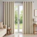 Ver imagem 2 de Cortina Basic Blackout Tecido Corta Luz 6,00x2,70m para Varão Simples 5m: Palha