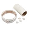 Kit Fita Elétrica Adesiva Ef 5x2 3m 2 Pistas 10a 750v:branco|cobre - 2