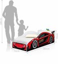 Ver imagem 1 de Cama Carro com Baú Infantil Vermelho com Colchão