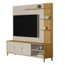 Ver imagem 1 de Estante Painel para Tv 70 Pol 200cm Apollo Tauari/off L06 - Mpozenato