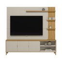 Ver imagem 6 de Estante Painel para Tv 70 Pol 200cm Apollo Tauari/off L06 - Mpozenato