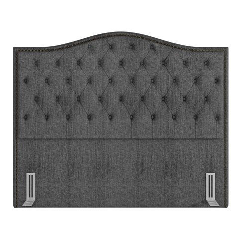 Cabeceira Casal King 195cm Siena P02 Linho Cinza - Mpozenato