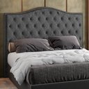Ver imagem 2 de Cabeceira Casal King 195cm Siena P02 Linho Cinza - Mpozenato