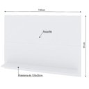 Ver imagem 4 de Painel Tv 50 com Prateleira Columbia Branco