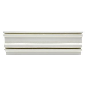 Rodapé de Poliestireno 10cm x 15mm Liso Metro Linear Casa Grassi