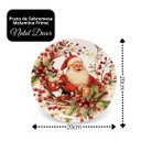 Ver imagem 5 de Aparelho de Jantar Natalino em Melamina 12 Peças Mesa Posta Prato Raso, Sobremesa e Tigela - Magizi