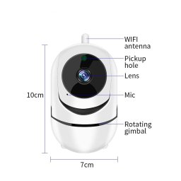 Camera Ip Wifi Estilo Babá Eletrônica Visão Noturna - 2