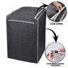 Capa para Máquina de Lavar Roupas com Zíper de 10kg a 12kg - Grafite - 2