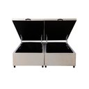 Ver imagem 2 de Kit Premium Box Baú Casal 1,38 - Bege S/m