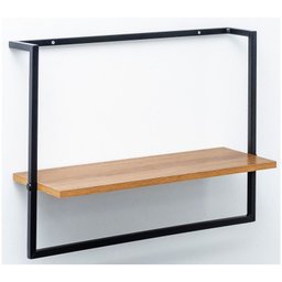 Prateleira com Suporte Decorativo 45 x 60 cm Mel - 1