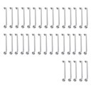 Ver imagem 1 de Alça de Apoio 80cm Barra Inox Kit 34 Unidades Cadeirante Idoso Gestante Acessibilidade Banheiro Box