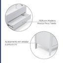 Ver imagem 6 de Baú Sapateira em Madeira Maciça Nest Branco Artemobili