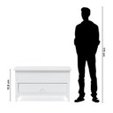 Ver imagem 5 de Baú Sapateira em Madeira Maciça Nest Branco Artemobili