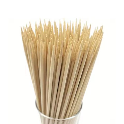 Espeto de Bambu Importado 30cm X 5mm: 1000 Unidades