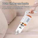 Ver imagem 2 de Aspirador Pó Sem Fio Portatil 120w Limpa Chao Poeira Carpete Sujeira Pelo Sucçao Extra Forte Potente