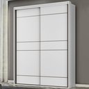 Ver imagem 1 de Guarda-Roupa Solteiro Qualita 2 Portas 3 Gavetas 100% Mdf Branco -