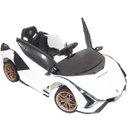 Ver imagem 3 de Mini Carro Elétrico Infantil Criança 6v Lamborghini Sián Controle Remoto Brinqway Bw-181 - Branco