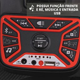 Utv Elétrico Infantil 12v 4x4 2 Assentos Carro Buggy Controle Som Usb Luzes Bluetooth Brinqway Bw131 - 5