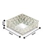 Bandeja Espelhada Quadrada Francesa Prata 16cm X 16cm - Mek - 4