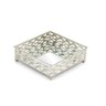 Bandeja Espelhada Quadrada Francesa Prata 16cm X 16cm - Mek - 1