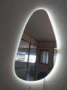Ver imagem 4 de Espelho orgânico iluminado com led frio 45x80cm TOUCH